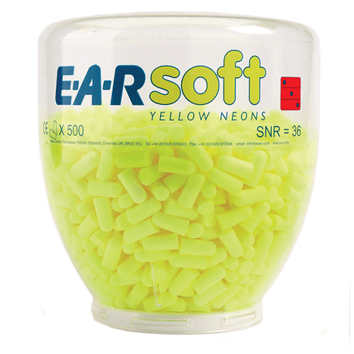 3M Yellow Neon Ear Plugs E.A.R Soft Noise Cancelling Earplugs 36dB